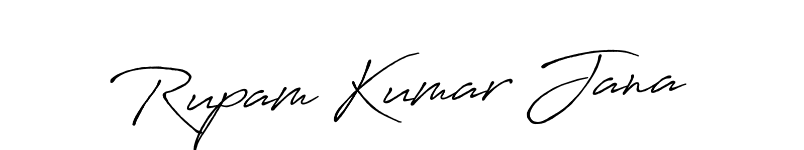 Make a beautiful signature design for name Rupam Kumar Jana. With this signature (Antro_Vectra_Bolder) style, you can create a handwritten signature for free. Rupam Kumar Jana signature style 7 images and pictures png