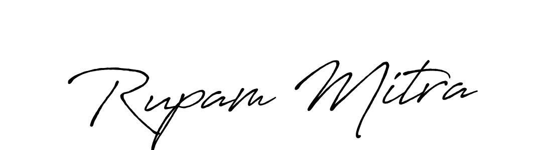 It looks lik you need a new signature style for name Rupam Mitra. Design unique handwritten (Antro_Vectra_Bolder) signature with our free signature maker in just a few clicks. Rupam Mitra signature style 7 images and pictures png
