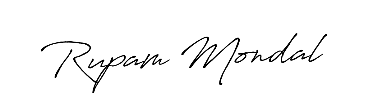 Similarly Antro_Vectra_Bolder is the best handwritten signature design. Signature creator online .You can use it as an online autograph creator for name Rupam Mondal. Rupam Mondal signature style 7 images and pictures png