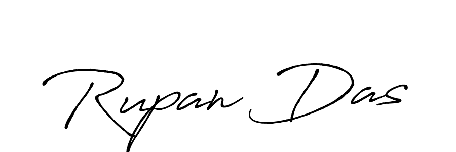 Create a beautiful signature design for name Rupan Das. With this signature (Antro_Vectra_Bolder) fonts, you can make a handwritten signature for free. Rupan Das signature style 7 images and pictures png