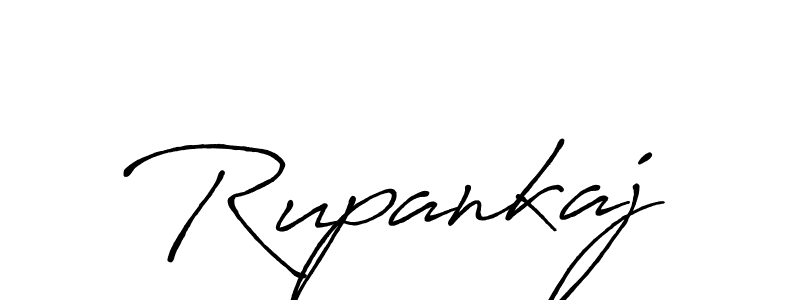 How to Draw Rupankaj signature style? Antro_Vectra_Bolder is a latest design signature styles for name Rupankaj. Rupankaj signature style 7 images and pictures png