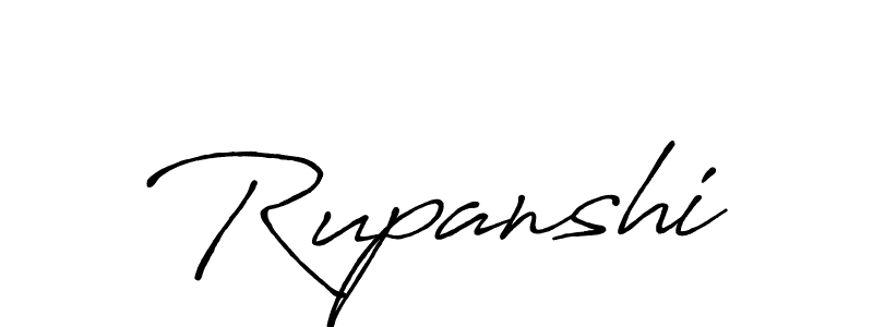 Antro_Vectra_Bolder is a professional signature style that is perfect for those who want to add a touch of class to their signature. It is also a great choice for those who want to make their signature more unique. Get Rupanshi name to fancy signature for free. Rupanshi signature style 7 images and pictures png
