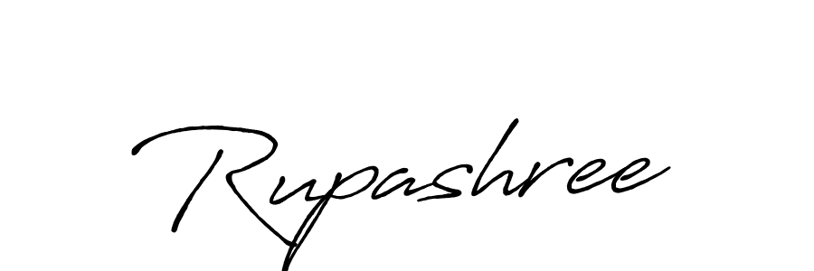 Create a beautiful signature design for name Rupashree. With this signature (Antro_Vectra_Bolder) fonts, you can make a handwritten signature for free. Rupashree signature style 7 images and pictures png