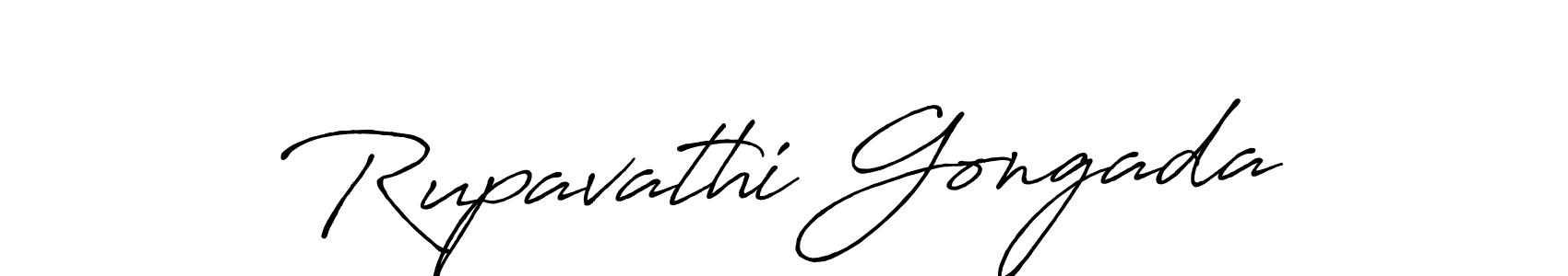 Also we have Rupavathi Gongada name is the best signature style. Create professional handwritten signature collection using Antro_Vectra_Bolder autograph style. Rupavathi Gongada signature style 7 images and pictures png