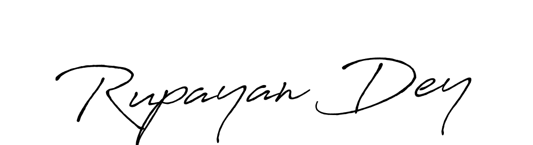 Rupayan Dey stylish signature style. Best Handwritten Sign (Antro_Vectra_Bolder) for my name. Handwritten Signature Collection Ideas for my name Rupayan Dey. Rupayan Dey signature style 7 images and pictures png