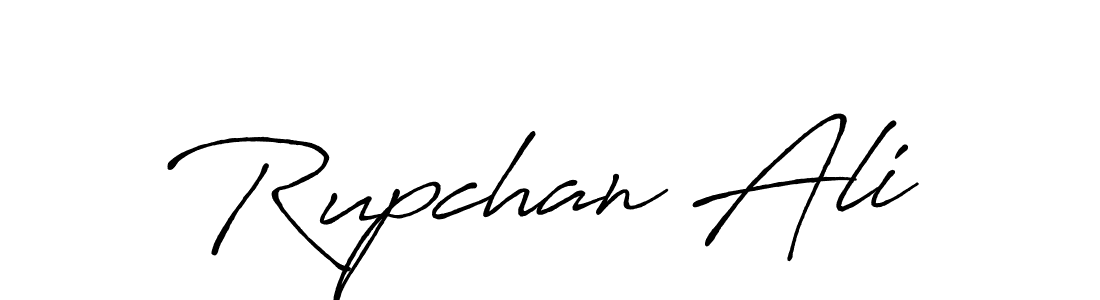 Here are the top 10 professional signature styles for the name Rupchan Ali. These are the best autograph styles you can use for your name. Rupchan Ali signature style 7 images and pictures png