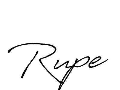 How to make Rupe signature? Antro_Vectra_Bolder is a professional autograph style. Create handwritten signature for Rupe name. Rupe signature style 7 images and pictures png