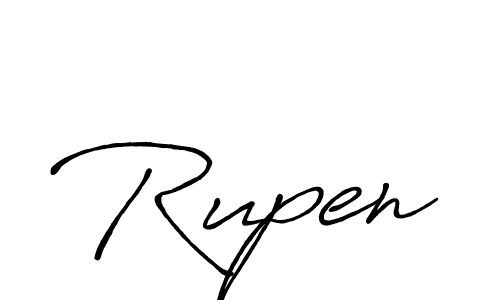 Use a signature maker to create a handwritten signature online. With this signature software, you can design (Antro_Vectra_Bolder) your own signature for name Rupen. Rupen signature style 7 images and pictures png