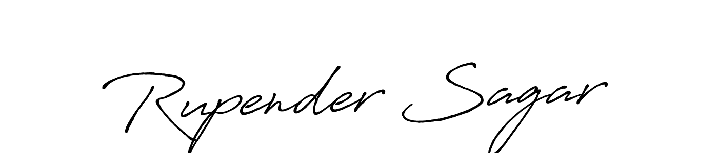 This is the best signature style for the Rupender Sagar name. Also you like these signature font (Antro_Vectra_Bolder). Mix name signature. Rupender Sagar signature style 7 images and pictures png