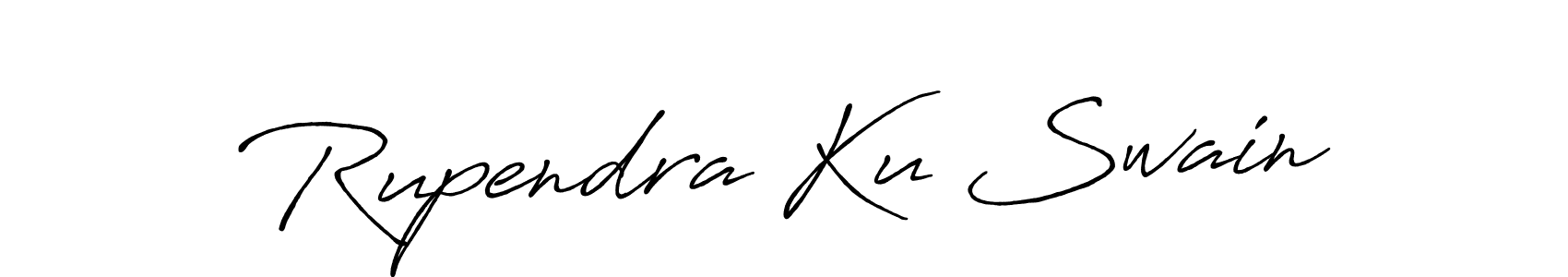 Make a beautiful signature design for name Rupendra Ku Swain. With this signature (Antro_Vectra_Bolder) style, you can create a handwritten signature for free. Rupendra Ku Swain signature style 7 images and pictures png