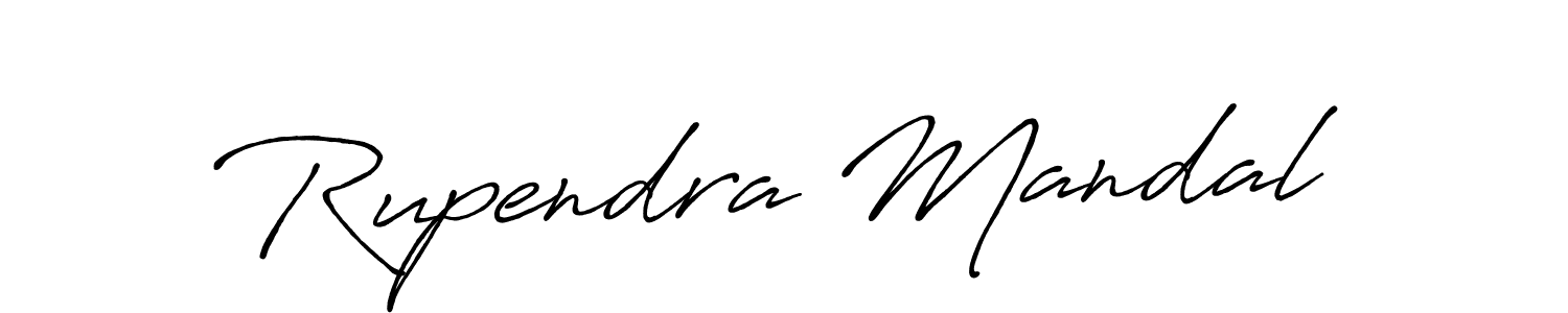 Make a short Rupendra Mandal signature style. Manage your documents anywhere anytime using Antro_Vectra_Bolder. Create and add eSignatures, submit forms, share and send files easily. Rupendra Mandal signature style 7 images and pictures png