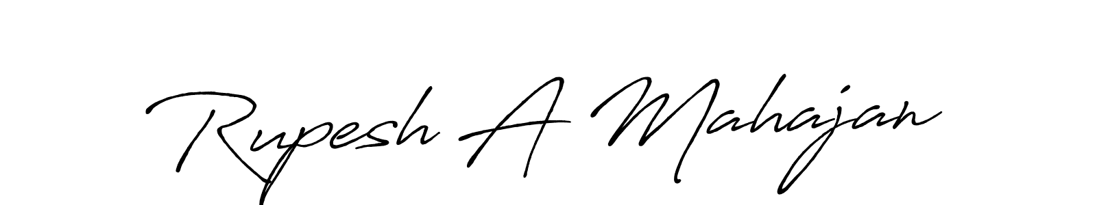 Rupesh A Mahajan stylish signature style. Best Handwritten Sign (Antro_Vectra_Bolder) for my name. Handwritten Signature Collection Ideas for my name Rupesh A Mahajan. Rupesh A Mahajan signature style 7 images and pictures png