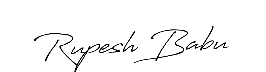 It looks lik you need a new signature style for name Rupesh Babu. Design unique handwritten (Antro_Vectra_Bolder) signature with our free signature maker in just a few clicks. Rupesh Babu signature style 7 images and pictures png