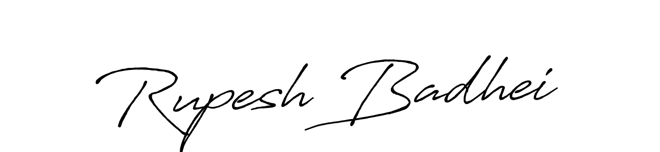 How to Draw Rupesh Badhei signature style? Antro_Vectra_Bolder is a latest design signature styles for name Rupesh Badhei. Rupesh Badhei signature style 7 images and pictures png