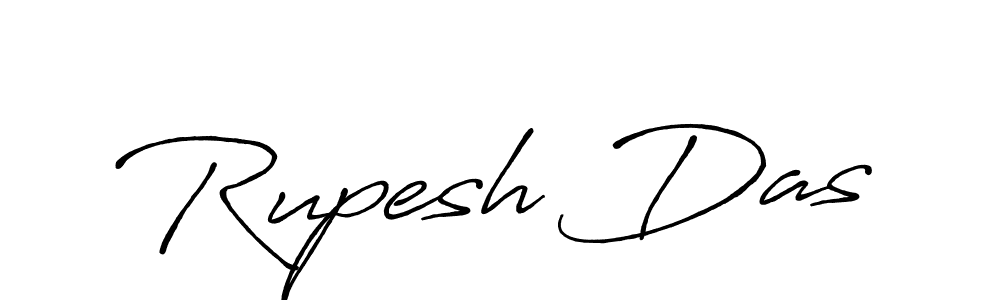 Design your own signature with our free online signature maker. With this signature software, you can create a handwritten (Antro_Vectra_Bolder) signature for name Rupesh Das. Rupesh Das signature style 7 images and pictures png