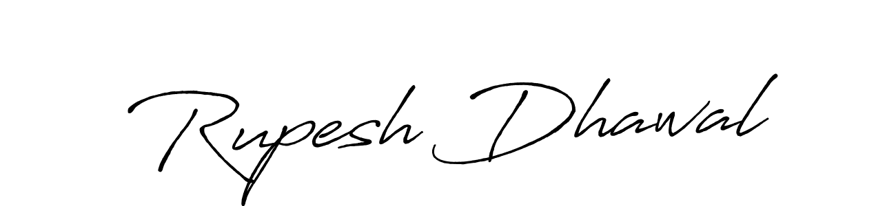 This is the best signature style for the Rupesh Dhawal name. Also you like these signature font (Antro_Vectra_Bolder). Mix name signature. Rupesh Dhawal signature style 7 images and pictures png