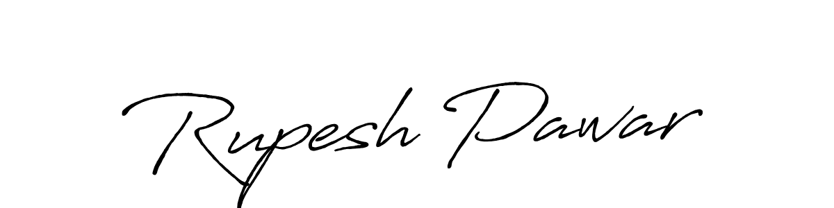 Use a signature maker to create a handwritten signature online. With this signature software, you can design (Antro_Vectra_Bolder) your own signature for name Rupesh Pawar. Rupesh Pawar signature style 7 images and pictures png