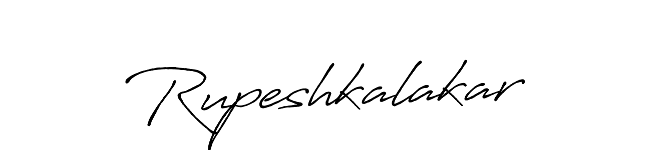 Make a beautiful signature design for name Rupeshkalakar. With this signature (Antro_Vectra_Bolder) style, you can create a handwritten signature for free. Rupeshkalakar signature style 7 images and pictures png
