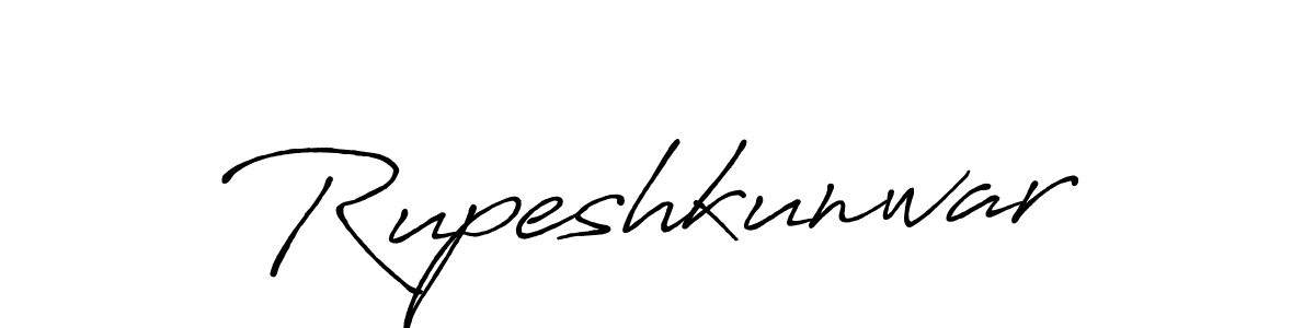 Make a beautiful signature design for name Rupeshkunwar. With this signature (Antro_Vectra_Bolder) style, you can create a handwritten signature for free. Rupeshkunwar signature style 7 images and pictures png