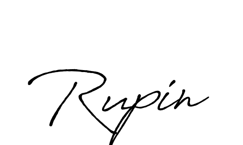 Create a beautiful signature design for name Rupin. With this signature (Antro_Vectra_Bolder) fonts, you can make a handwritten signature for free. Rupin signature style 7 images and pictures png