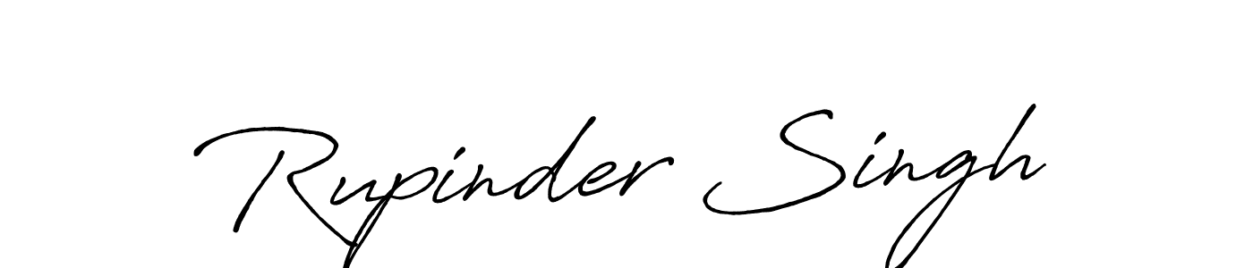 This is the best signature style for the Rupinder Singh name. Also you like these signature font (Antro_Vectra_Bolder). Mix name signature. Rupinder Singh signature style 7 images and pictures png