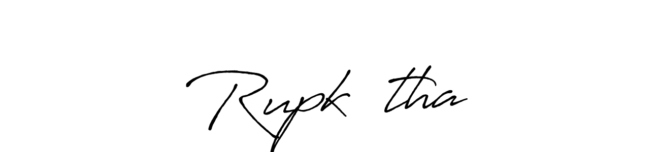 Use a signature maker to create a handwritten signature online. With this signature software, you can design (Antro_Vectra_Bolder) your own signature for name Rupk❤️tha. Rupk❤️tha signature style 7 images and pictures png