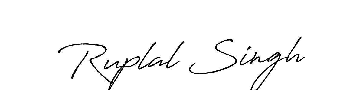 Ruplal Singh stylish signature style. Best Handwritten Sign (Antro_Vectra_Bolder) for my name. Handwritten Signature Collection Ideas for my name Ruplal Singh. Ruplal Singh signature style 7 images and pictures png