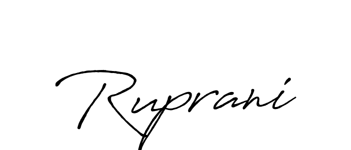 if you are searching for the best signature style for your name Ruprani. so please give up your signature search. here we have designed multiple signature styles  using Antro_Vectra_Bolder. Ruprani signature style 7 images and pictures png