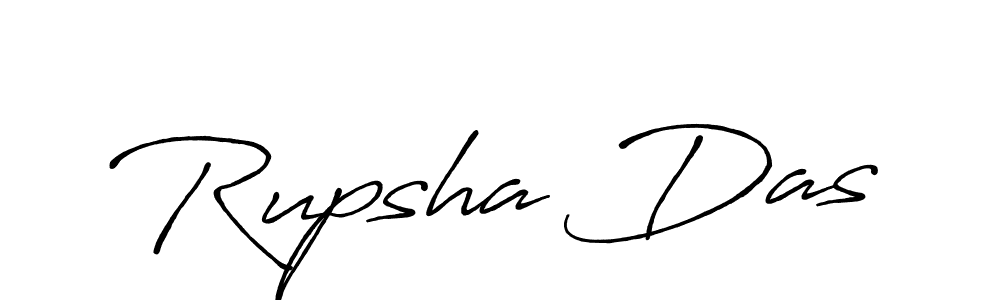 Design your own signature with our free online signature maker. With this signature software, you can create a handwritten (Antro_Vectra_Bolder) signature for name Rupsha Das. Rupsha Das signature style 7 images and pictures png