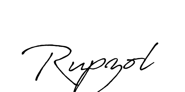 Create a beautiful signature design for name Rupzol. With this signature (Antro_Vectra_Bolder) fonts, you can make a handwritten signature for free. Rupzol signature style 7 images and pictures png