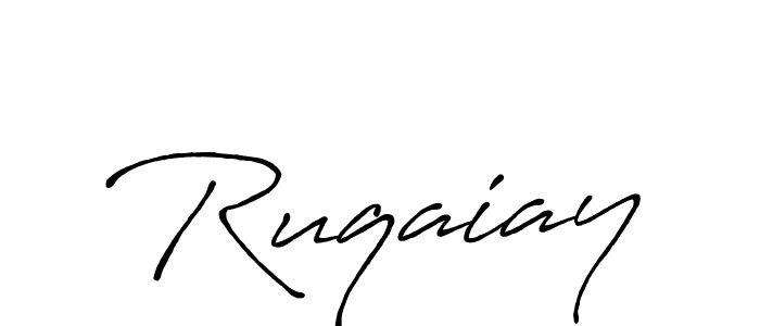 It looks lik you need a new signature style for name Ruqaiay. Design unique handwritten (Antro_Vectra_Bolder) signature with our free signature maker in just a few clicks. Ruqaiay signature style 7 images and pictures png