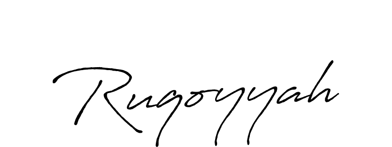 You should practise on your own different ways (Antro_Vectra_Bolder) to write your name (Ruqoyyah) in signature. don't let someone else do it for you. Ruqoyyah signature style 7 images and pictures png