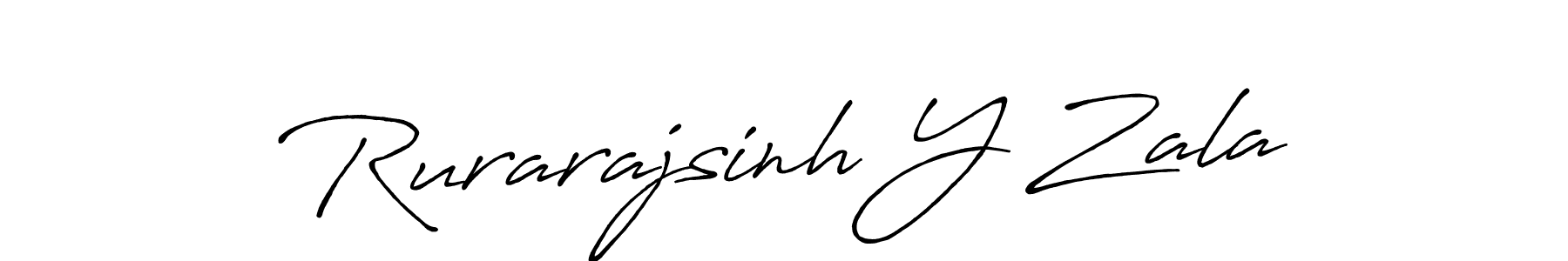Also we have Rurarajsinh Y Zala name is the best signature style. Create professional handwritten signature collection using Antro_Vectra_Bolder autograph style. Rurarajsinh Y Zala signature style 7 images and pictures png