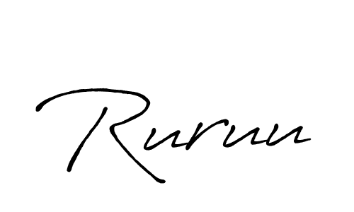 You can use this online signature creator to create a handwritten signature for the name Ruruu. This is the best online autograph maker. Ruruu signature style 7 images and pictures png