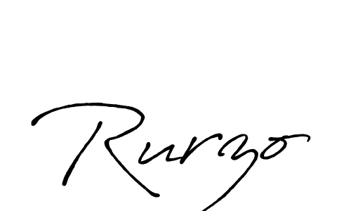 Antro_Vectra_Bolder is a professional signature style that is perfect for those who want to add a touch of class to their signature. It is also a great choice for those who want to make their signature more unique. Get Rurzo name to fancy signature for free. Rurzo signature style 7 images and pictures png