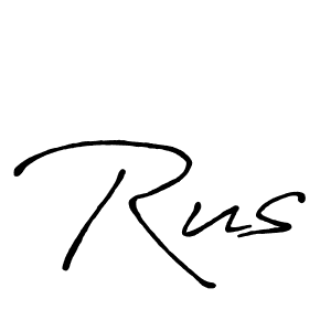 You should practise on your own different ways (Antro_Vectra_Bolder) to write your name (Rus) in signature. don't let someone else do it for you. Rus signature style 7 images and pictures png