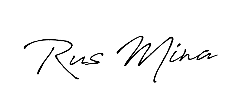 You can use this online signature creator to create a handwritten signature for the name Rus Mina. This is the best online autograph maker. Rus Mina signature style 7 images and pictures png