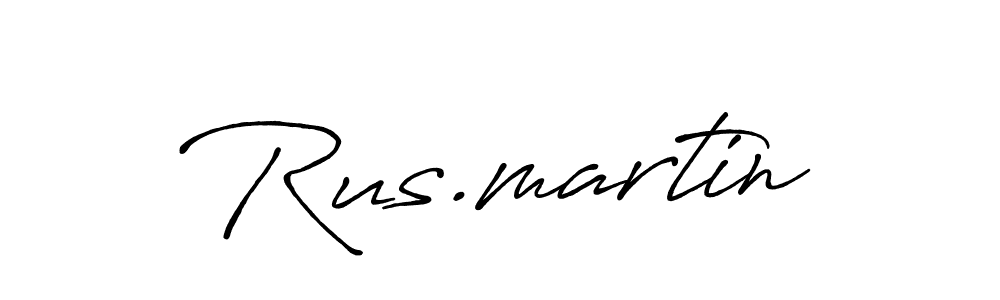 Make a short Rus.martin signature style. Manage your documents anywhere anytime using Antro_Vectra_Bolder. Create and add eSignatures, submit forms, share and send files easily. Rus.martin signature style 7 images and pictures png