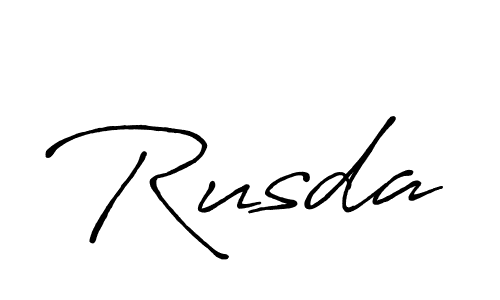 You should practise on your own different ways (Antro_Vectra_Bolder) to write your name (Rusda) in signature. don't let someone else do it for you. Rusda signature style 7 images and pictures png