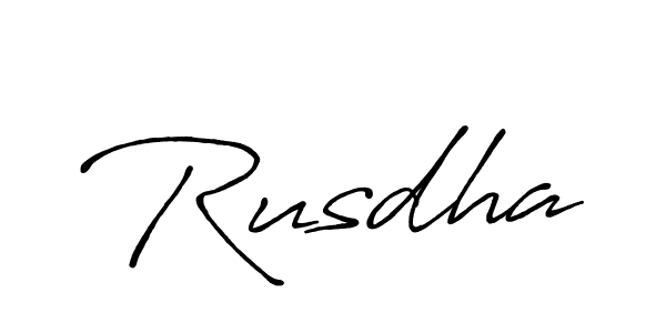 How to Draw Rusdha signature style? Antro_Vectra_Bolder is a latest design signature styles for name Rusdha. Rusdha signature style 7 images and pictures png