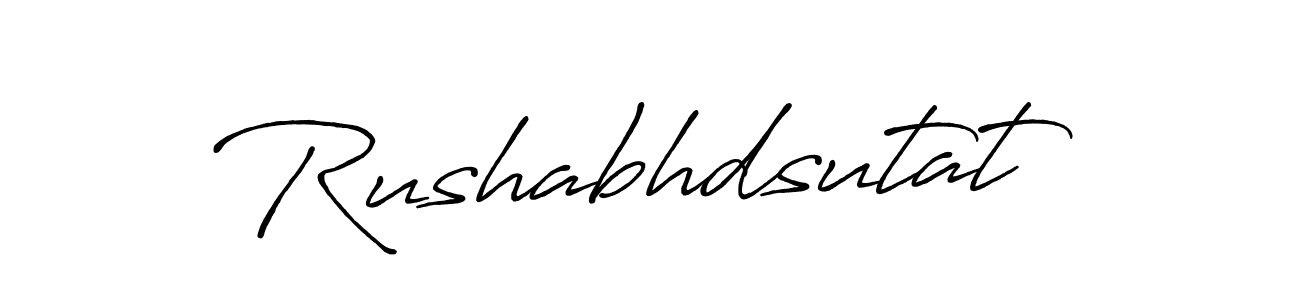 Also You can easily find your signature by using the search form. We will create Rushabhdsutat name handwritten signature images for you free of cost using Antro_Vectra_Bolder sign style. Rushabhdsutat signature style 7 images and pictures png