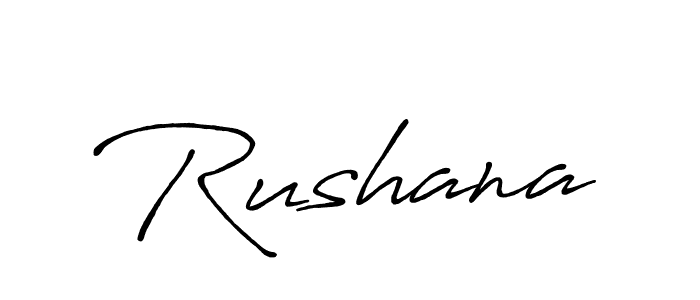 You should practise on your own different ways (Antro_Vectra_Bolder) to write your name (Rushana) in signature. don't let someone else do it for you. Rushana signature style 7 images and pictures png