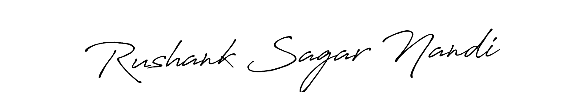 Make a short Rushank Sagar Nandi signature style. Manage your documents anywhere anytime using Antro_Vectra_Bolder. Create and add eSignatures, submit forms, share and send files easily. Rushank Sagar Nandi signature style 7 images and pictures png