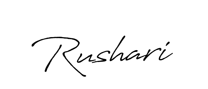 Make a short Rushari signature style. Manage your documents anywhere anytime using Antro_Vectra_Bolder. Create and add eSignatures, submit forms, share and send files easily. Rushari signature style 7 images and pictures png