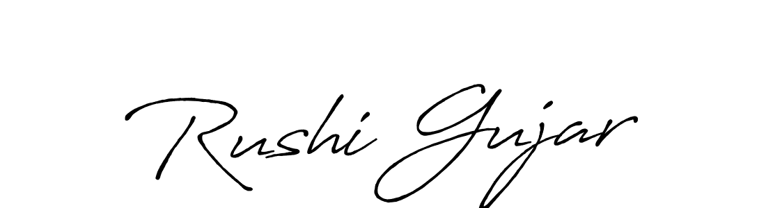 Make a beautiful signature design for name Rushi Gujar. Use this online signature maker to create a handwritten signature for free. Rushi Gujar signature style 7 images and pictures png
