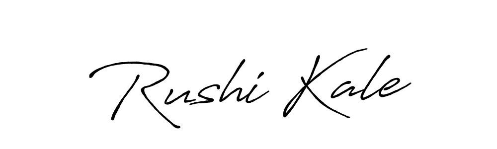Use a signature maker to create a handwritten signature online. With this signature software, you can design (Antro_Vectra_Bolder) your own signature for name Rushi Kale. Rushi Kale signature style 7 images and pictures png