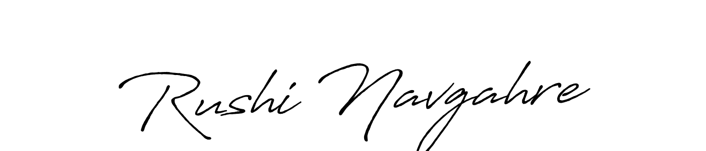 if you are searching for the best signature style for your name Rushi Navgahre. so please give up your signature search. here we have designed multiple signature styles  using Antro_Vectra_Bolder. Rushi Navgahre signature style 7 images and pictures png