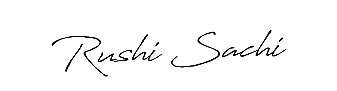 Make a beautiful signature design for name Rushi Sachi. Use this online signature maker to create a handwritten signature for free. Rushi Sachi signature style 7 images and pictures png