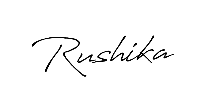 How to Draw Rushika signature style? Antro_Vectra_Bolder is a latest design signature styles for name Rushika. Rushika signature style 7 images and pictures png