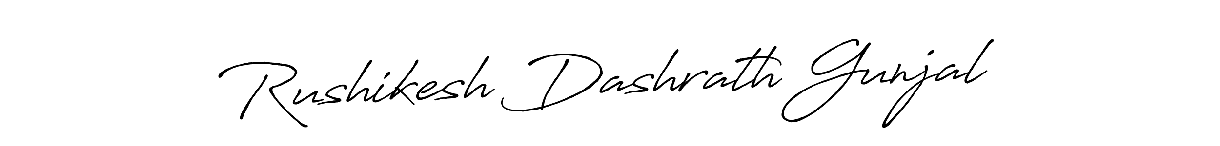 Design your own signature with our free online signature maker. With this signature software, you can create a handwritten (Antro_Vectra_Bolder) signature for name Rushikesh Dashrath Gunjal. Rushikesh Dashrath Gunjal signature style 7 images and pictures png